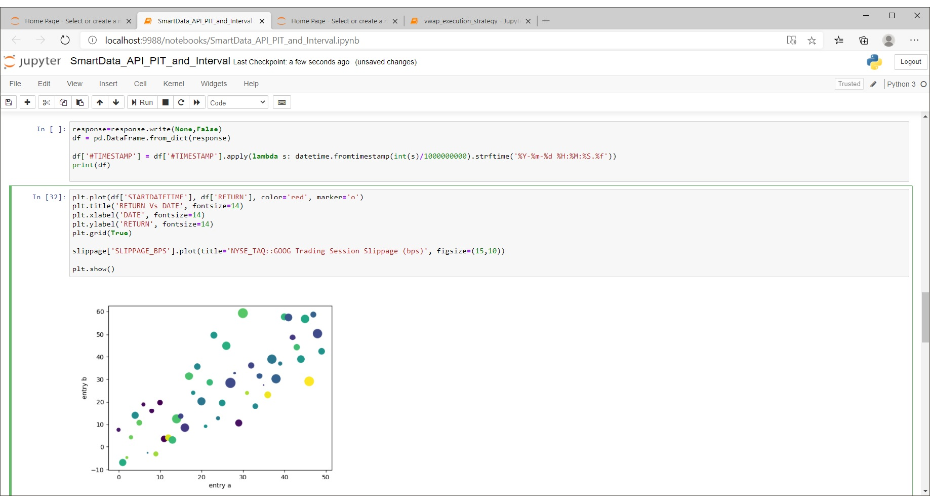 Point-in-Time TCA API | OneTick