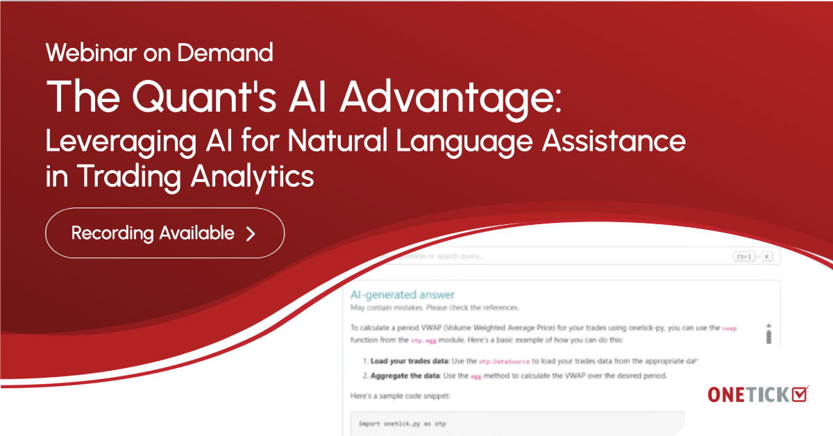 The Quants AI Advantage - Leveraging AI for Natural Language Assistance in Trade Analytics RECORDING